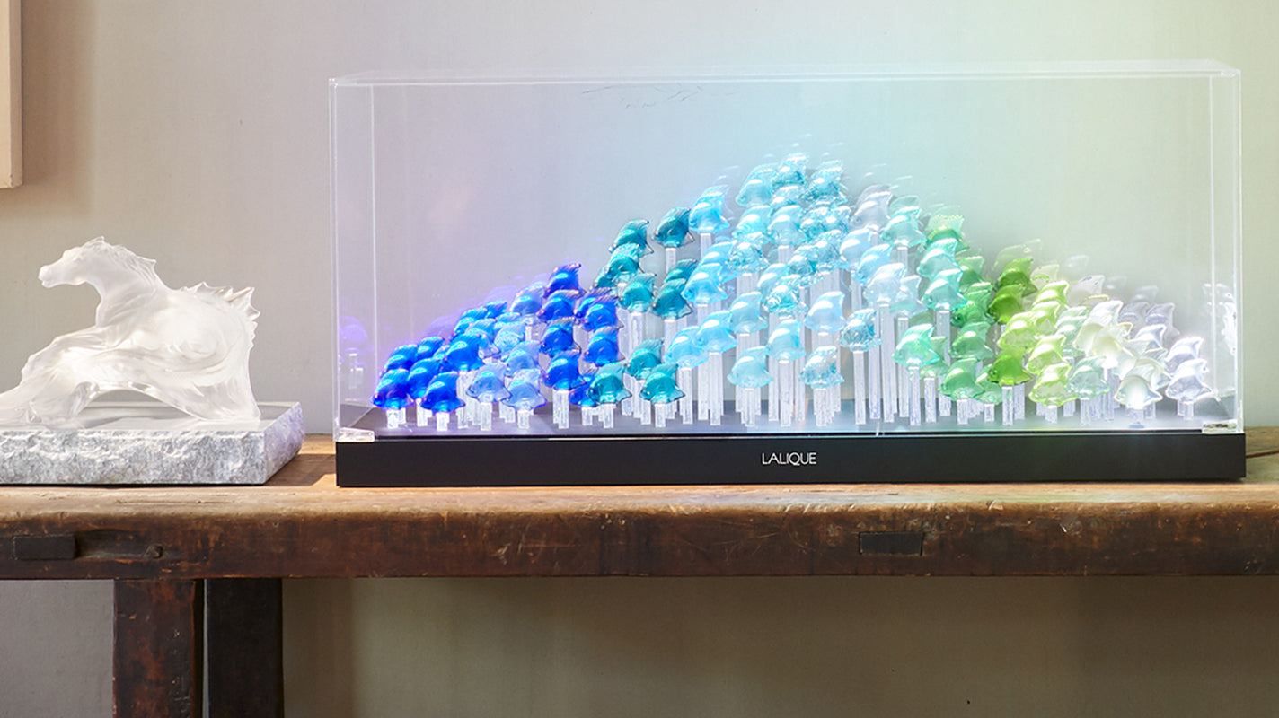 Lalique Crystal Display