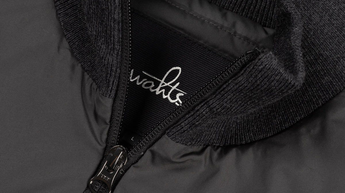 The hybrid jacket: knitwear in the sleeves, outerwear at the front