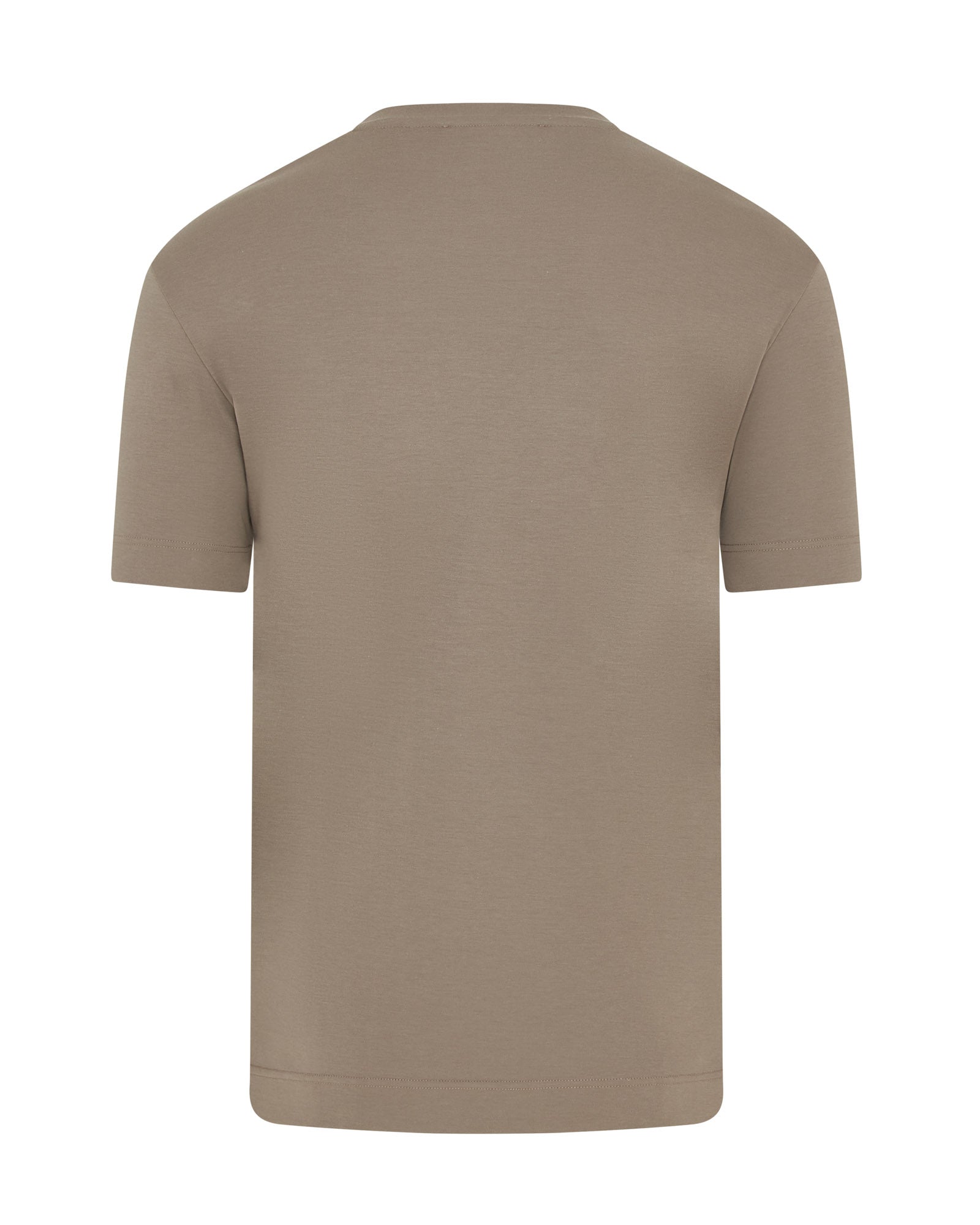 Zattura supima cotton t-shirt, short sleeve crew neck, mushroom, back
