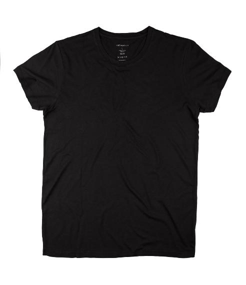 The Product Bamboo & Cotton T-Shirt (Black) - Union 22