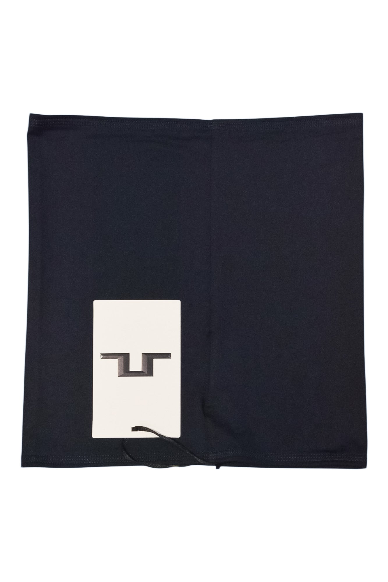 J.Lindeberg Rise navy neck gaiter with large front logo patch