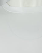 Corneliani white T-shirt crew neck collar close-up