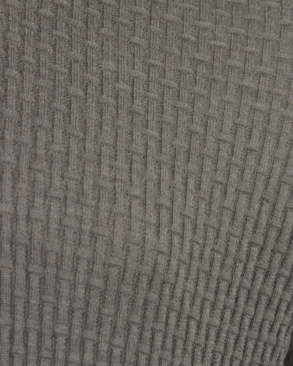 Corneliani taupe textured knit fabric