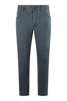 Tramarossa stretch denim jeans, grey wash, straight mid-rise fit