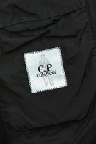 Black overshirt interior C.P. Company label stitched at inside pocket
