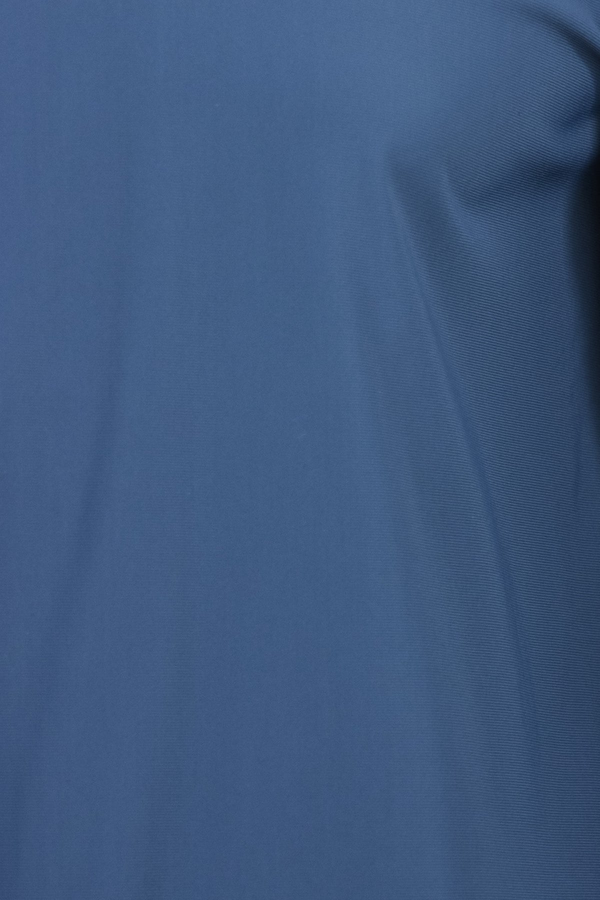 Blue tech stretch jacket fabric close-up
