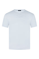 Herno white short sleeve T-shirt with embossed logo at chest