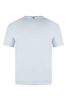 Herno white short sleeve T-shirt, back view with small neckline label