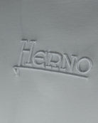 Herno embossed logo detail on white short sleeve T-shirt