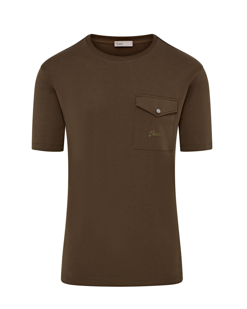 Louis Vuitton Black Half Damier Pocket T-shirt UK M