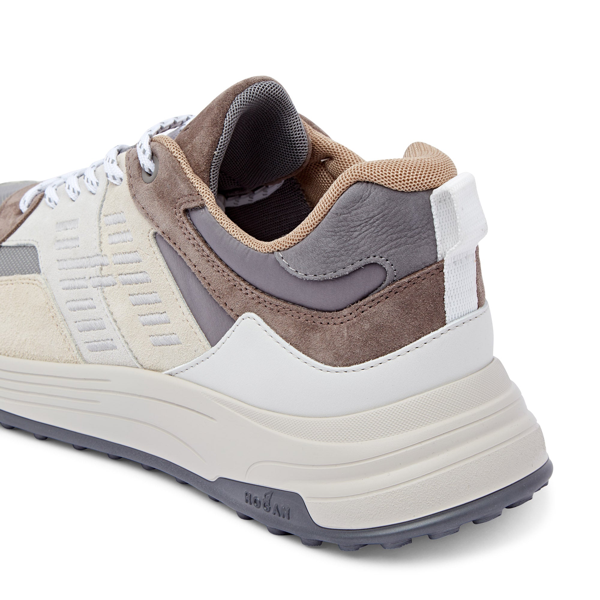 HOGAN Hyperlight Runner Trainer Beige Grey