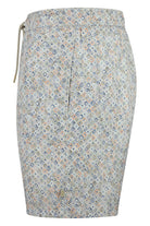 Paul & Shark Portofino swim shorts, geometric diamond pattern, elastic waist with drawcord
