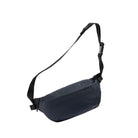 Waterproof crossbody bag, midnight blue with adjustable strap and zip front pocket