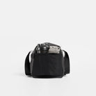 Stubble & Co gym duffel bag with front mesh organizer pocket, black