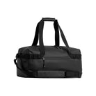 Stubble & Co gym duffel bag with two carry straps and front zipper, black
