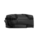 Stubble & Co gym duffel bag with front zipper and padded carry handles, black