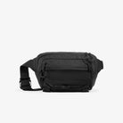 Charcoal Stubble & Co sling bag with top carry loop and front zip compartment