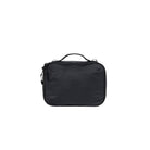 Small black packing cube with top handle and zip closure